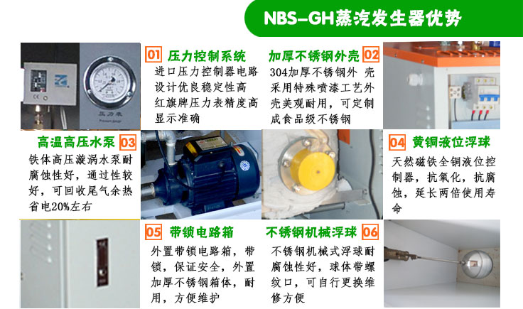 3-12kg/h包裝機械小型蒸汽發生器細節