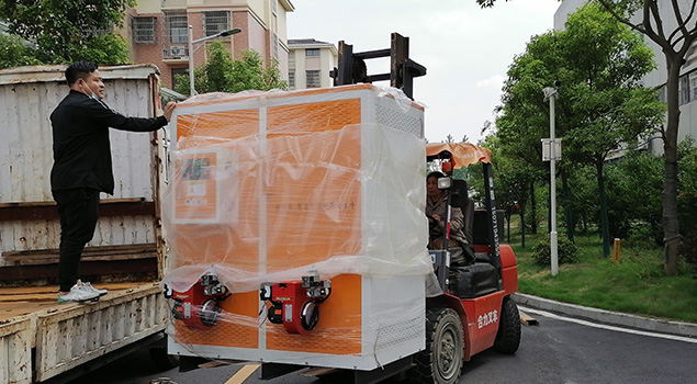 安徽0.2T雙內膽糖心视频黄色网站裝車現場