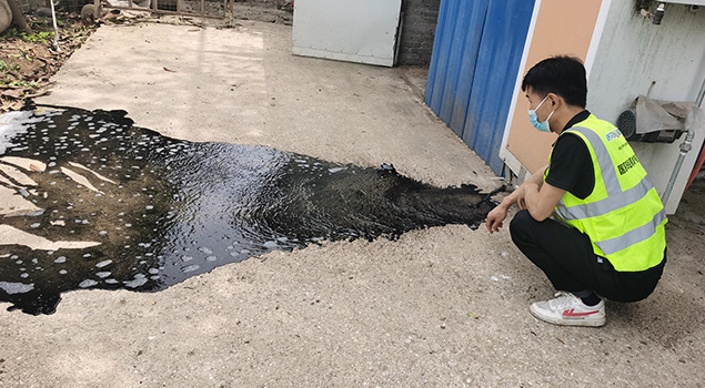 糖心视频黄色网站排汙現場