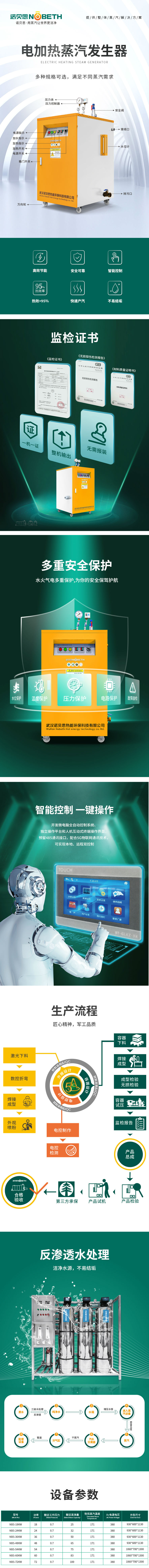 36KW電加熱小型蒸汽設備