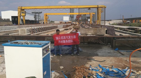 西安各標段采用公路養護蒸汽發生器，下雪天也不怕耽誤工期啦！